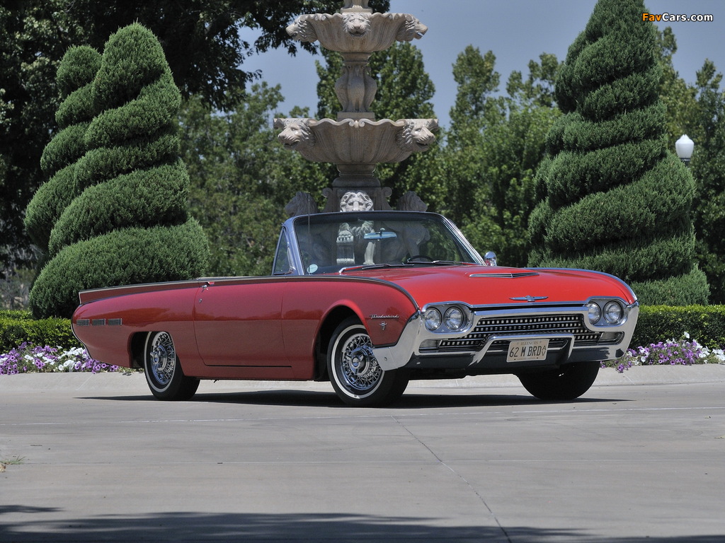 Ford Thunderbird Sports Roadster 1962 wallpapers (1024 x 768)