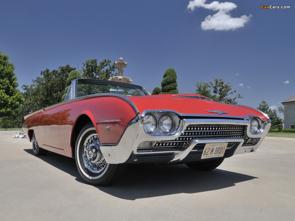 Ford Thunderbird Sports Roadster 1962 wallpapers (1024 x 768)