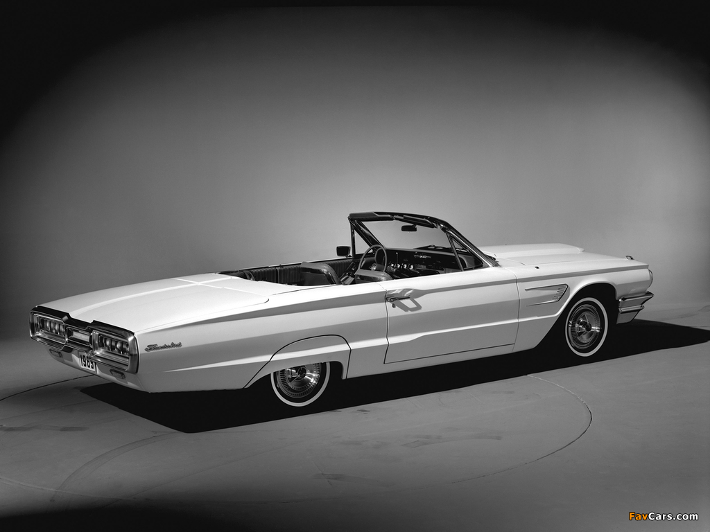 Ford Thunderbird 1964–66 wallpapers (1024 x 768)