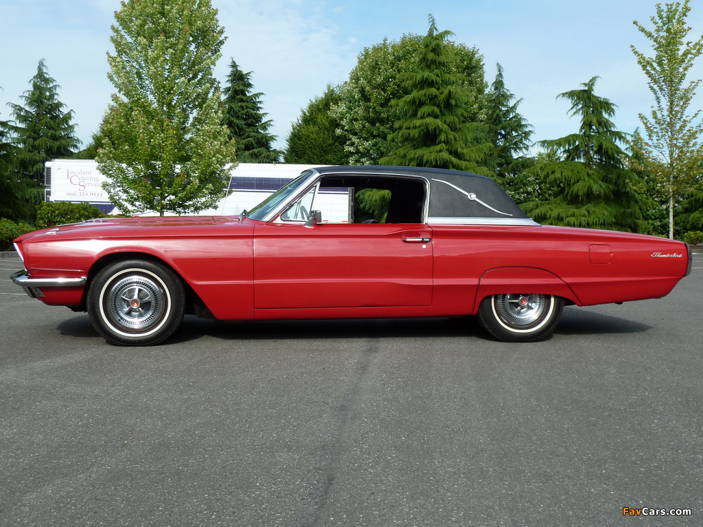 Ford Thunderbird Town Landau Coupe (63D) 1966 wallpapers (1024 x 768)