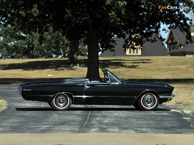 Ford Thunderbird Convertible (76A) 1966 wallpapers (640 x 480)