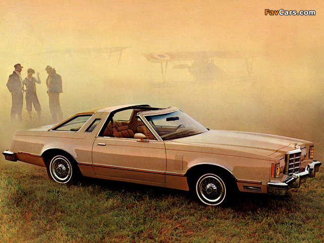 Ford Thunderbird T-Roof Convertible 1979 wallpapers (640 x 480)