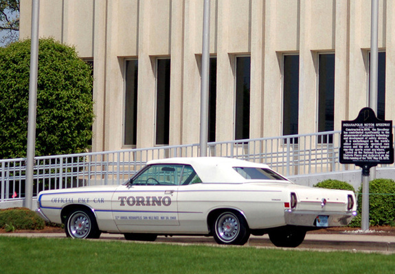 Ford Torino GT Convertible Indy 500 Pace Car 1968 wallpapers