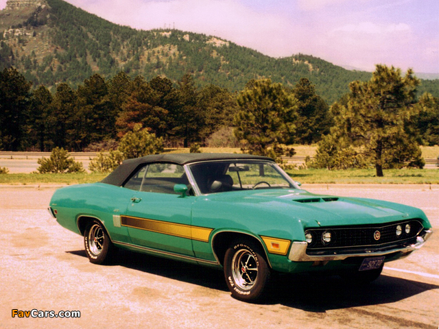 Ford Torino GT Convertible (76F) 1970 pictures (640 x 480)