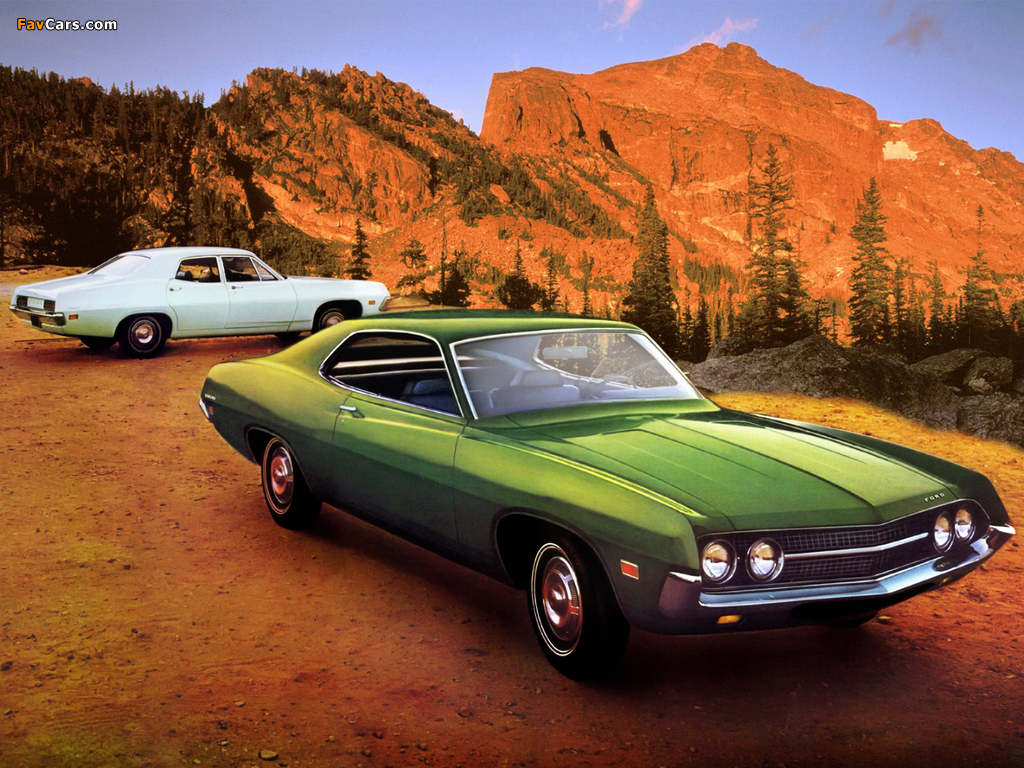 Ford Torino 4-door Sedan & 2-door Hardtop 1971 images (1024 x 768)