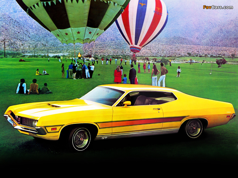 Ford Torino GT Sportsroof (63F) 1971 wallpapers (800 x 600)