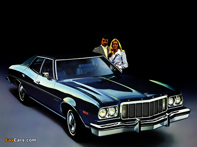 Photos of Ford Gran Torino Brougham 4-door Pillared Hardtop 1975 (640 x 480)