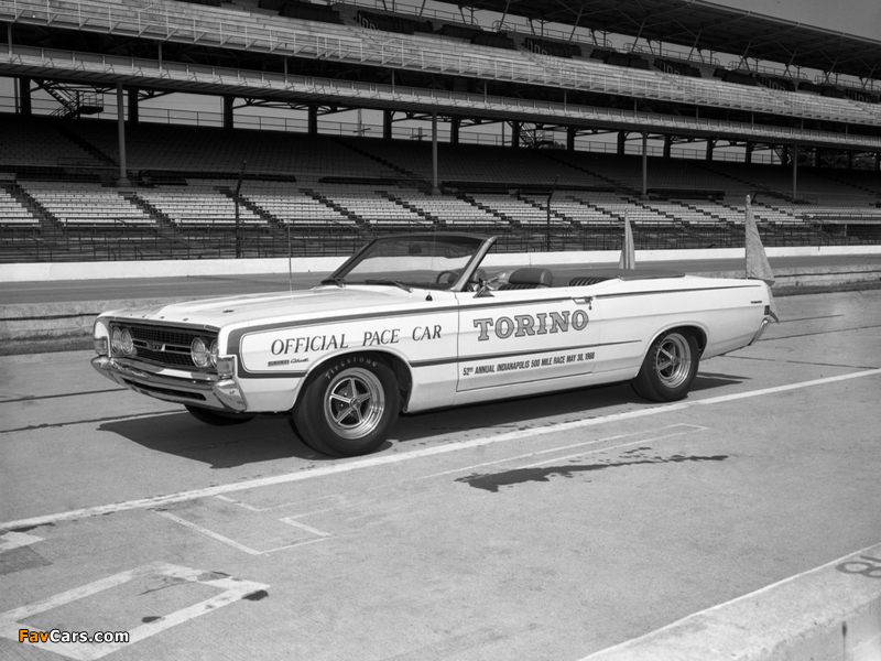 Pictures of Ford Torino GT Convertible Indy 500 Pace Car 1968 (800 x 600)