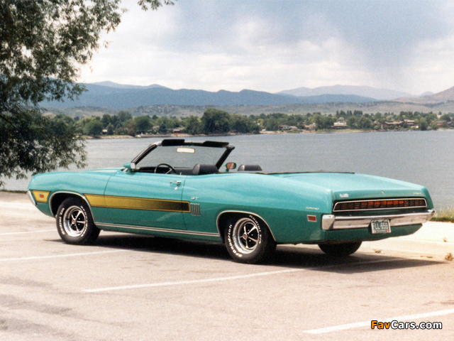 Pictures of Ford Torino GT Convertible (76F) 1970 (640 x 480)