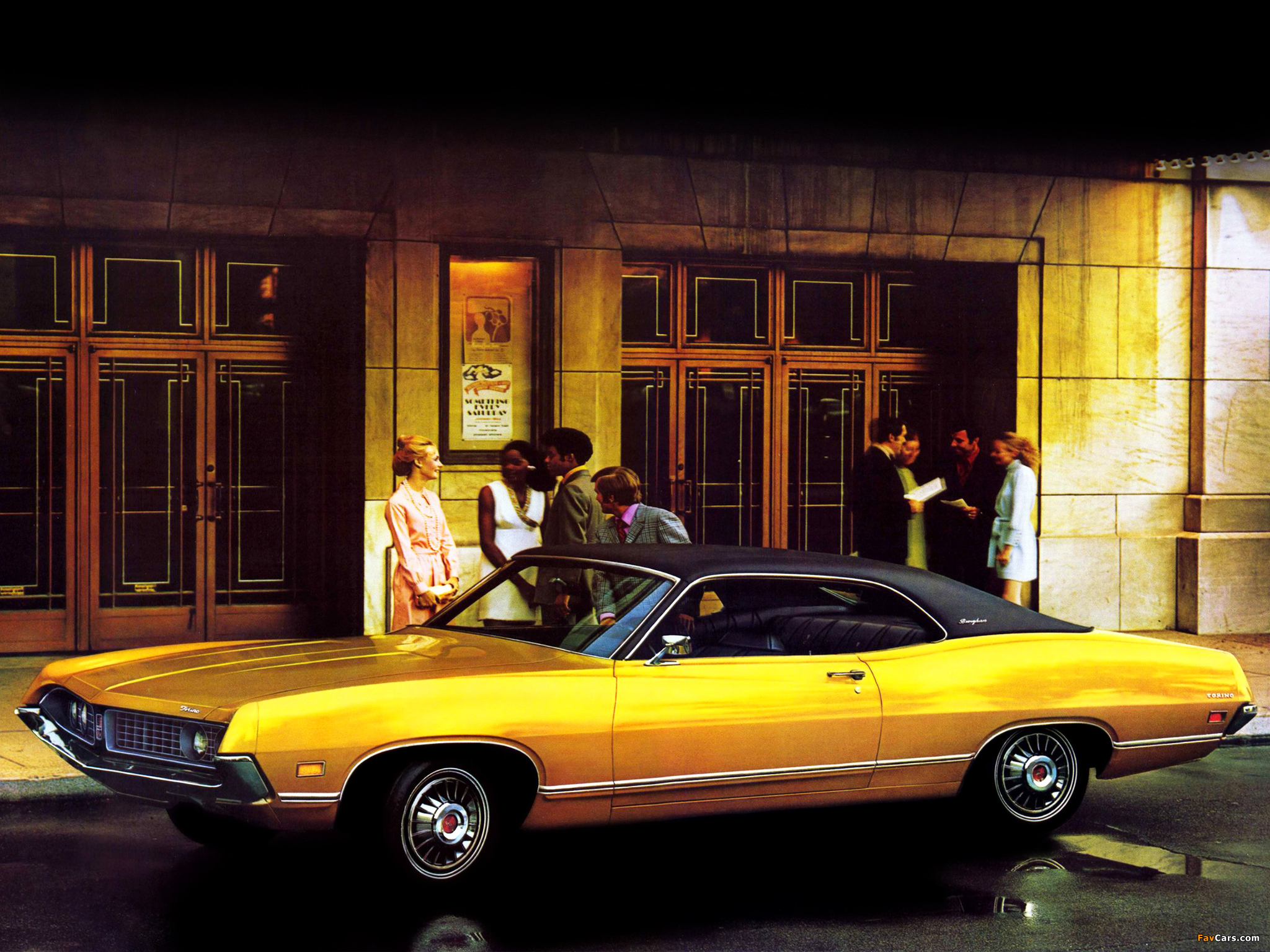 Pictures of Ford Torino Brougham Hardtop Coupe 1971 (2048 x 1536)