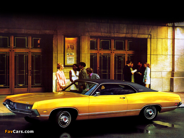 Pictures of Ford Torino Brougham Hardtop Coupe 1971 (640 x 480)