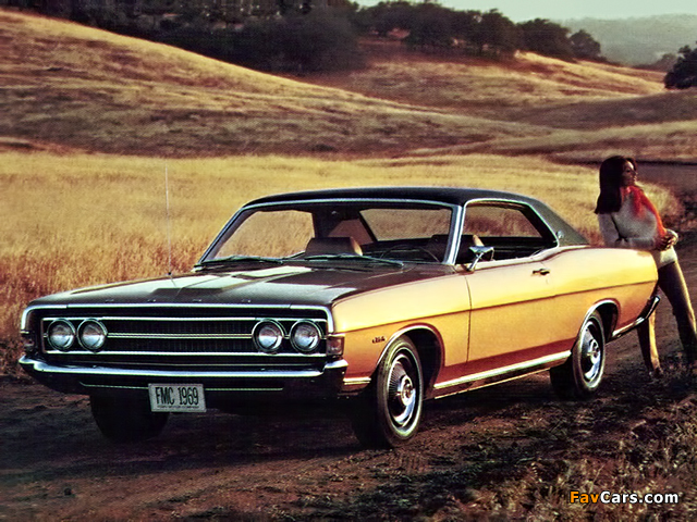 Ford Fairlane Torino Formal Hardtop Coupe 1969 wallpapers (640 x 480)