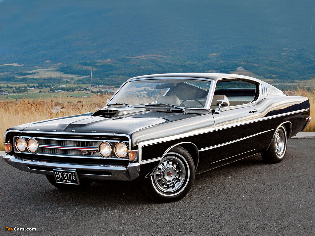 Ford Fairlane Torino GT Sportsroof 1969 wallpapers (1024 x 768)
