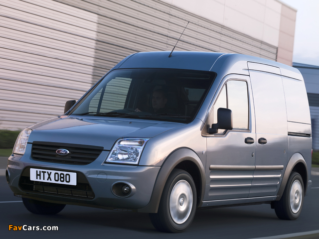 Ford Transit Connect LWB UK-spec 2009 wallpapers (640 x 480)