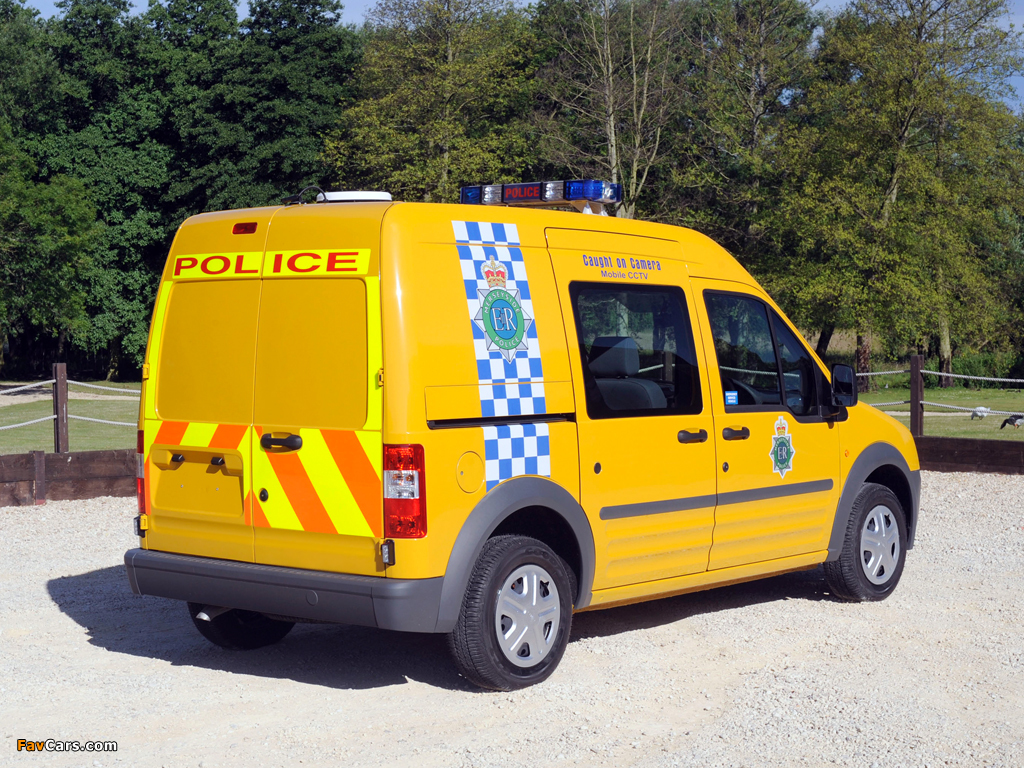 Pictures of Ford Transit Connect Crew Van Police 2006–09 (1024 x 768)