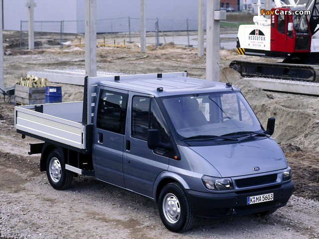 Ford Transit Double Cab Pickup 2000–06 pictures (640 x 480)