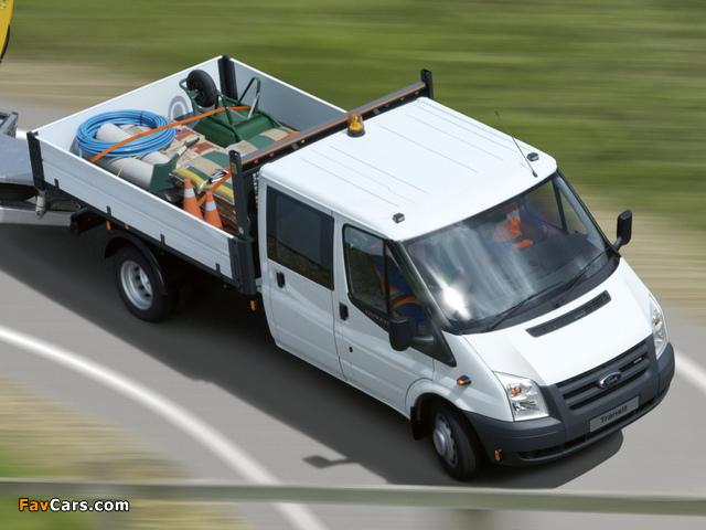 Ford Transit Double Cab Pickup 2006–11 photos (640 x 480)