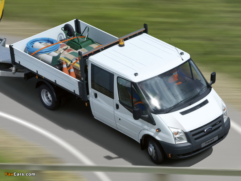Ford Transit Double Cab Pickup 2006–11 photos (800 x 600)