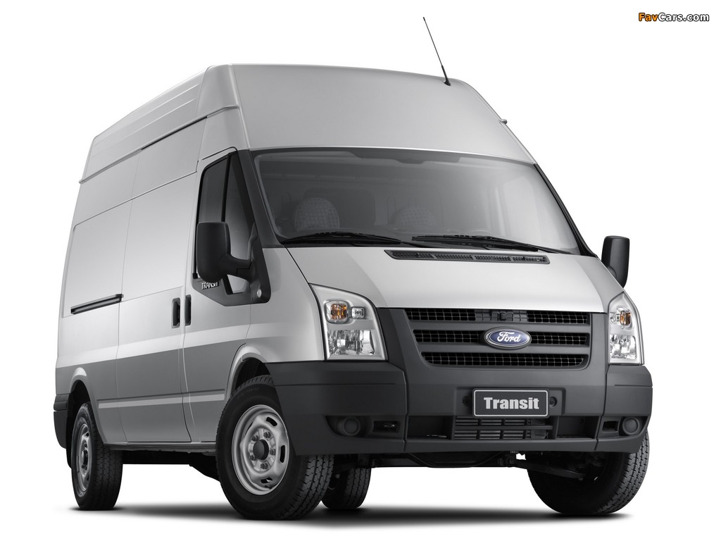 Images of Ford Transit LWB Van 2006–11 (1024 x 768)