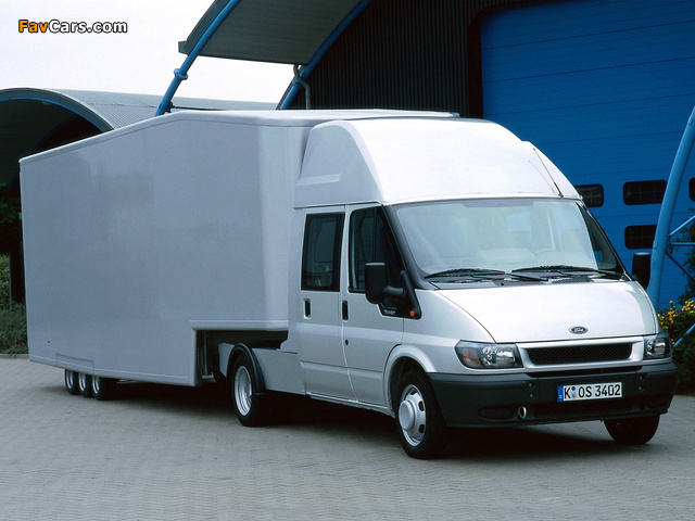 Ford Transit Double Cab Pickup 2000–06 wallpapers (640 x 480)