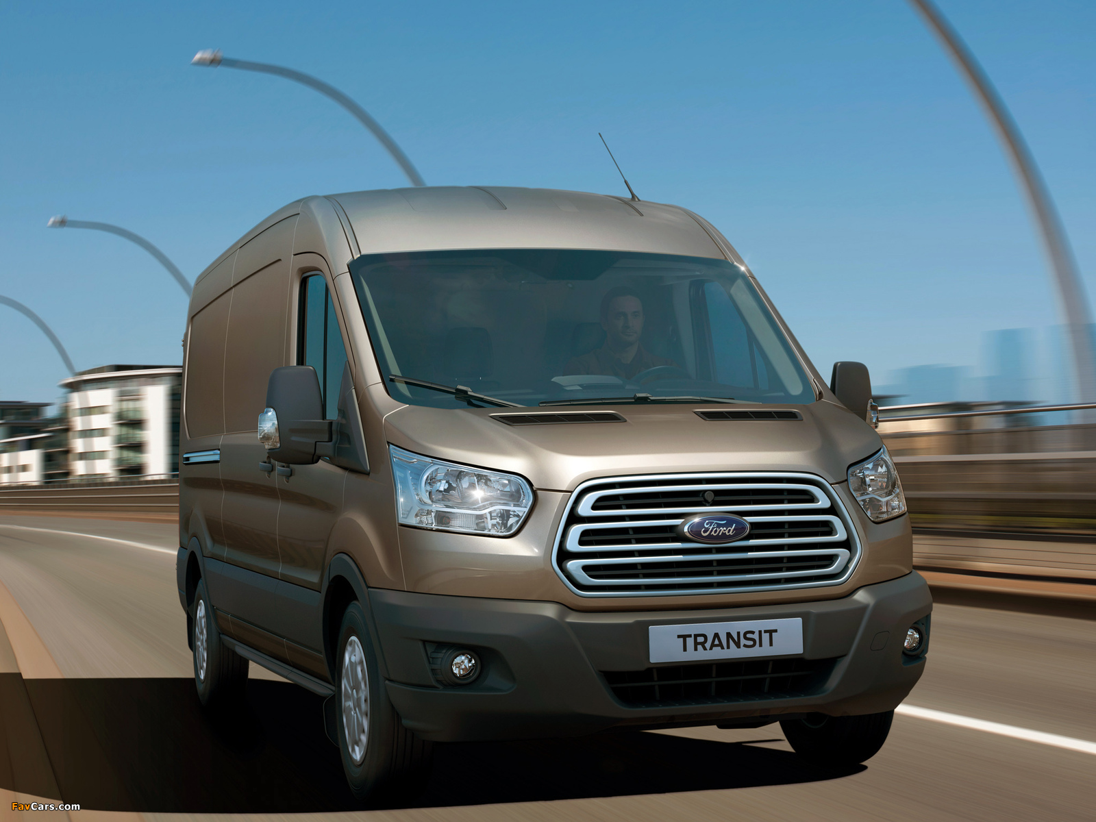 Ford Transit LWB Van 2013 wallpapers (1600 x 1200)