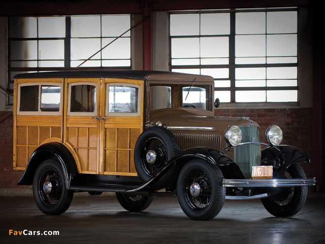 Ford V8 Station Wagon (18-150) 1932 photos (640 x 480)