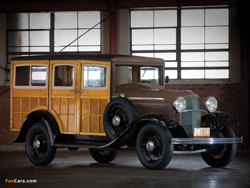 Ford V8 Station Wagon (18-150) 1932 photos (800 x 600)