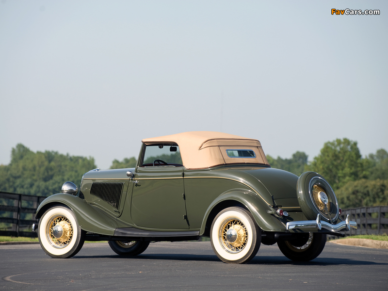 Ford V8 Deluxe Cabriolet (40-760) 1934 photos (800 x 600)