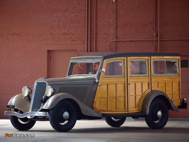 Ford V8 Station Wagon (40-860) 1934 pictures (640 x 480)