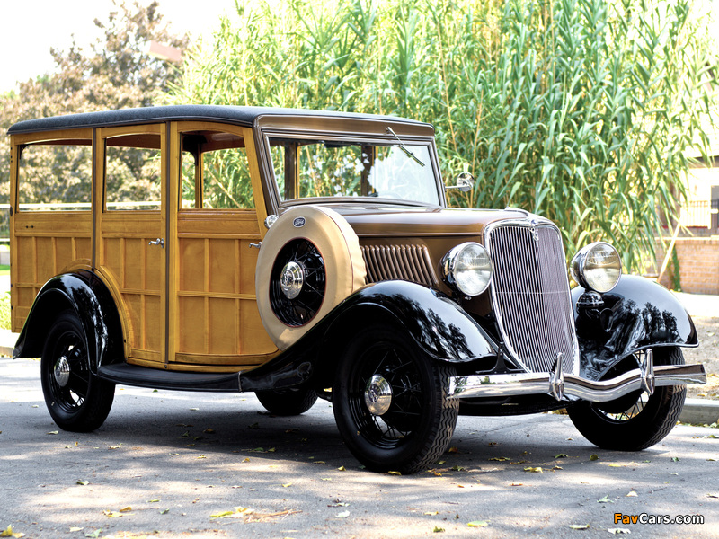 Ford V8 Station Wagon (40-860) 1934 wallpapers (800 x 600)