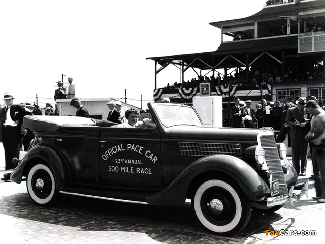 Ford V8 Convertible Sedan Indy 500 Pace Car (48-740) 1935 photos (640 x 480)