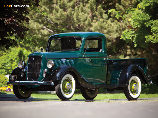 Ford V8 1/2-ton Pickup (50-830) 1935 pictures (640 x 480)