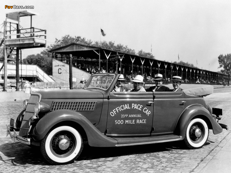 Ford V8 Convertible Sedan Indy 500 Pace Car (48-740) 1935 wallpapers (800 x 600)