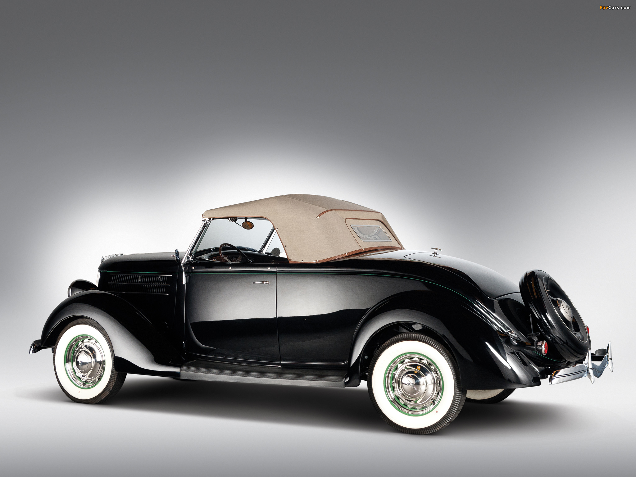 Ford V8 Deluxe Roadster (68-710) 1936 wallpapers (2048 x 1536)