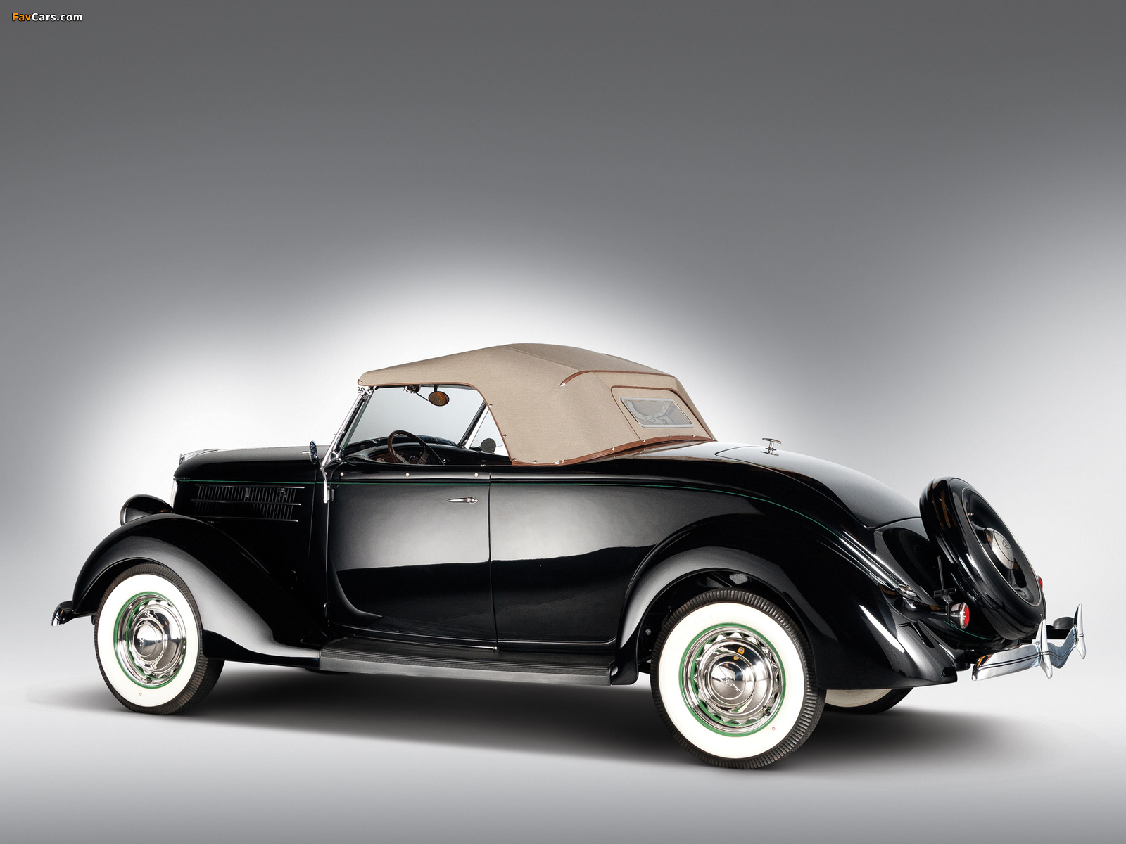 Ford V8 Deluxe Roadster (68-710) 1936 wallpapers (1600 x 1200)