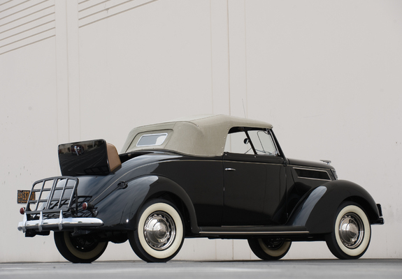 Ford V8 Deluxe Convertible (78-760) 1937 wallpapers