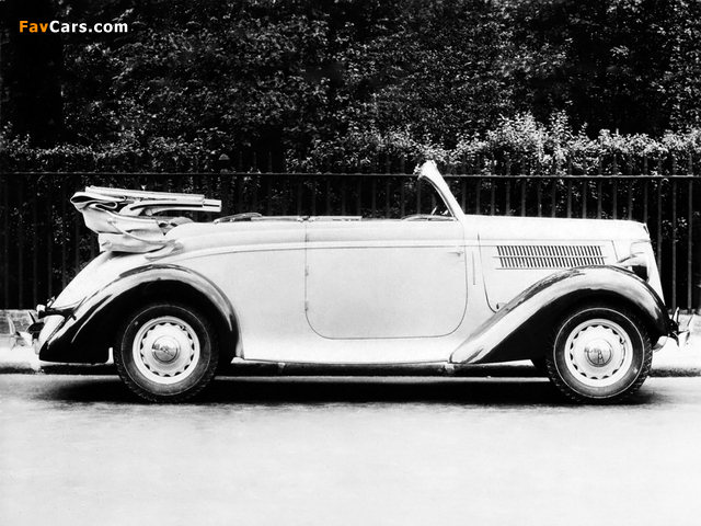 Images of Ford V8 Kellner Drophead Coupe UK-spec by Dagenham Motors 1936 (640 x 480)
