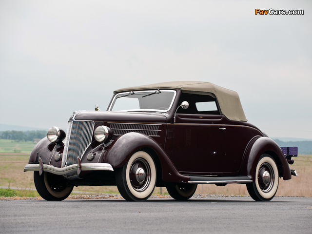 Images of Ford V8 Deluxe Convertible Coupe (68-730) 1936 (640 x 480)