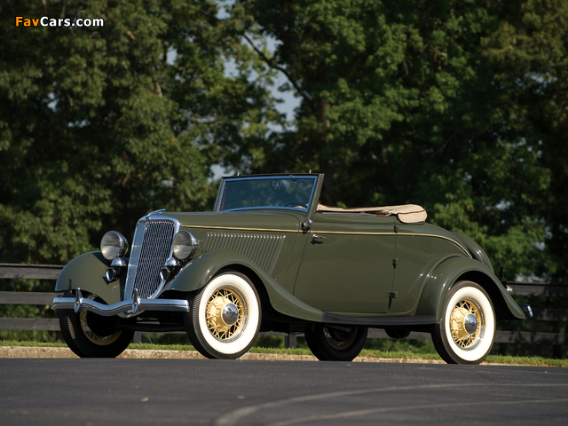 Photos of Ford V8 Deluxe Cabriolet (40-760) 1934 (640 x 480)