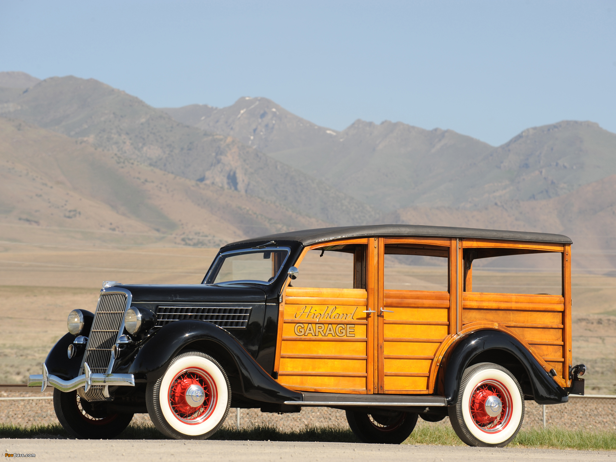 Photos of Ford V8 Deluxe Station Wagon (48-790) 1935 (2048 x 1536)