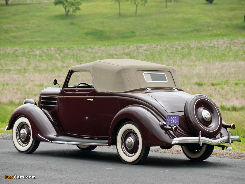 Photos of Ford V8 Deluxe Convertible Coupe (68-730) 1936 (800 x 600)