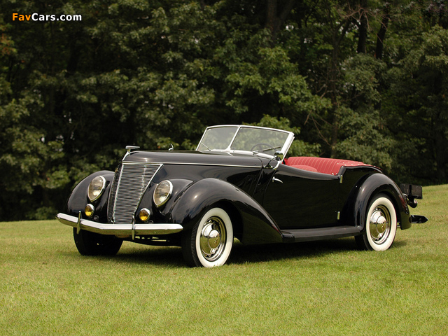 Photos of Ford V8 Convertible by Darrin (78) 1937 (640 x 480)