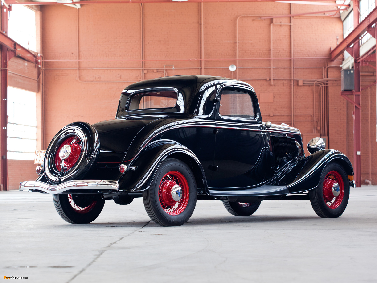 Pictures of Ford V8 3-window Coupe (40-720) 1934 (1600 x 1200)