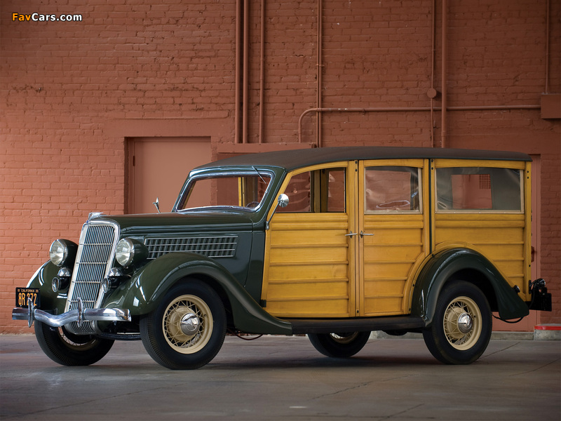 Pictures of Ford V8 Deluxe Station Wagon (48-790) 1935 (800 x 600)