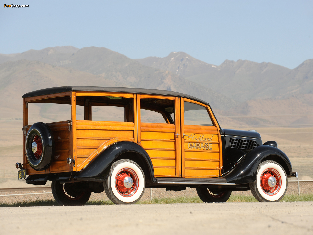 Ford V8 Deluxe Station Wagon (48-790) 1935 wallpapers (1280 x 960)