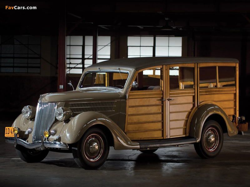 Ford V8 Station Wagon (68-790) 1936 wallpapers (800 x 600)