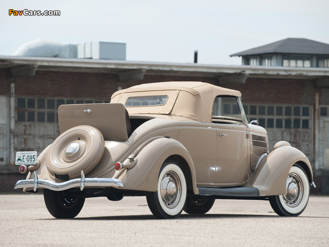 Ford V8 Deluxe Roadster (68-710) 1936 wallpapers (640 x 480)