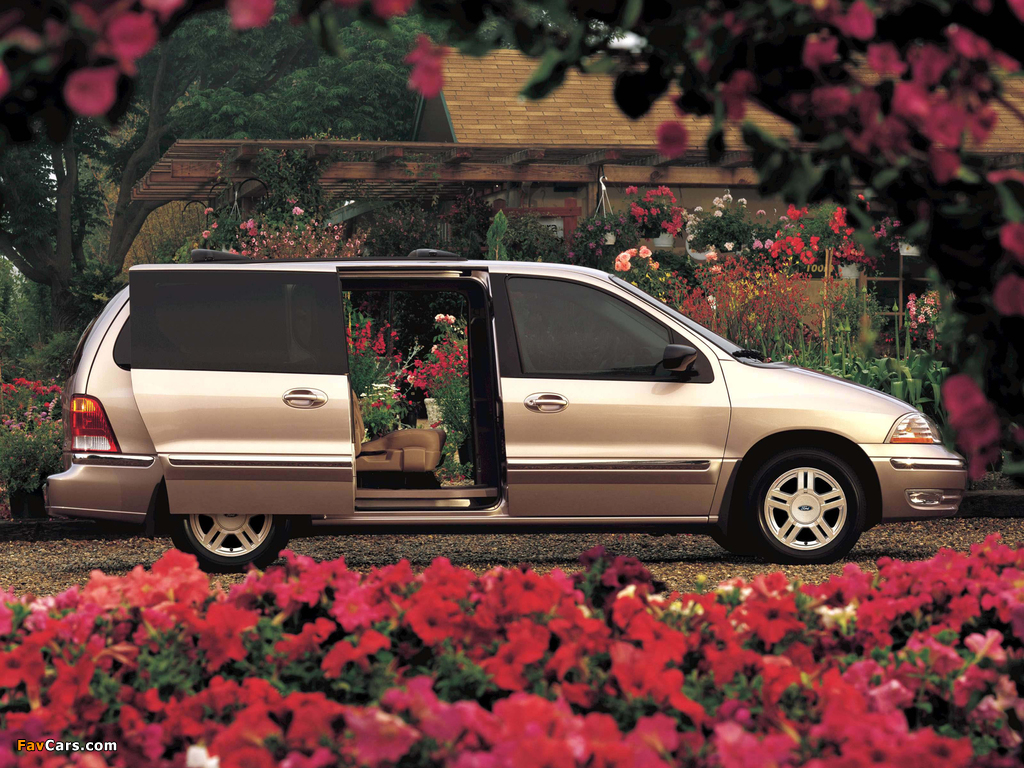 Ford Windstar SE 2001–03 wallpapers (1024 x 768)