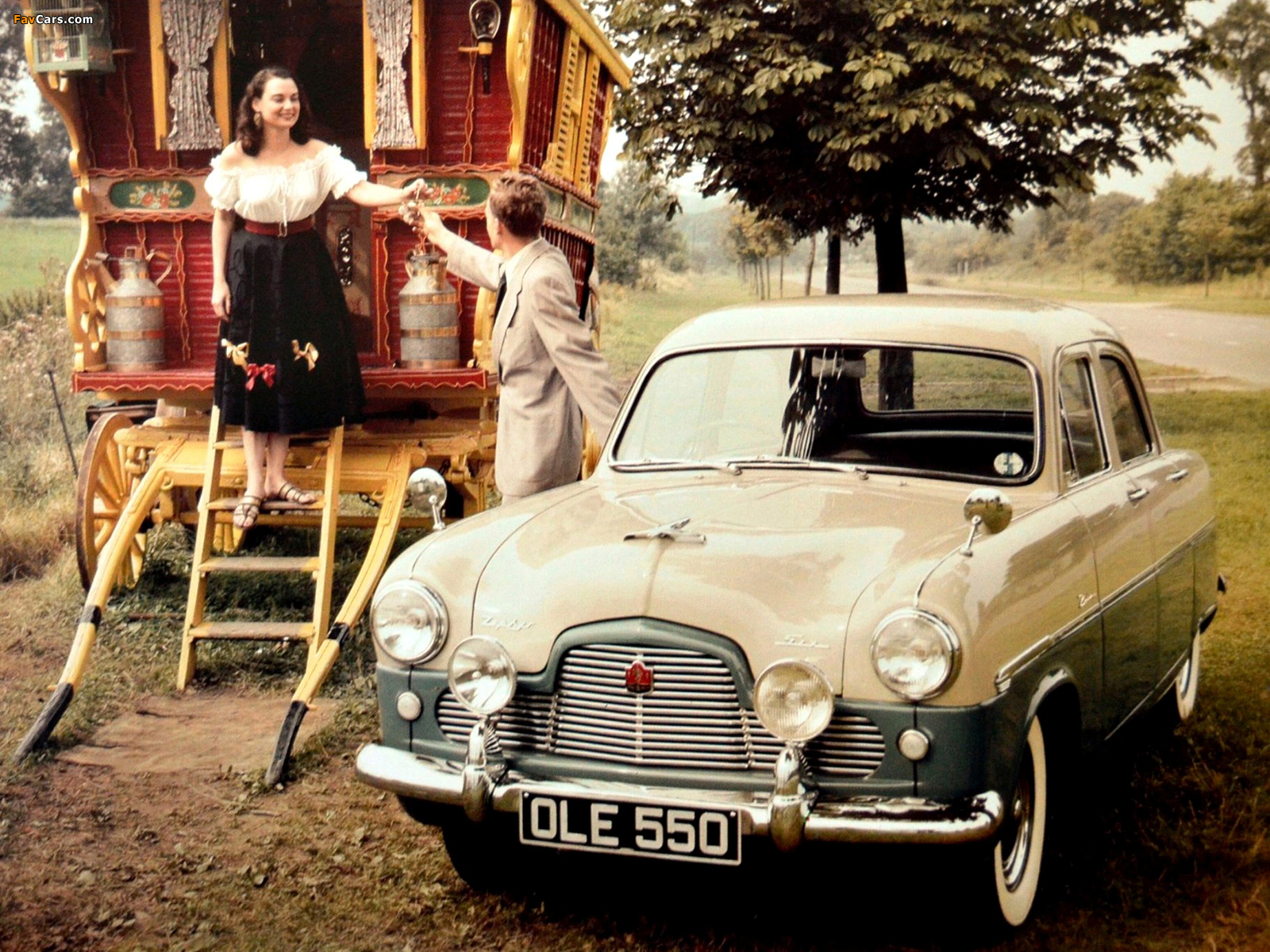 Pictures of Ford Zephyr Zodiac Saloon 1953–56 (1600 x 1200)