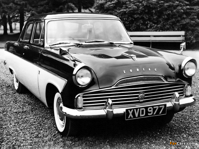 Ford Zodiac Saloon (206E) 1956–62 pictures (800 x 600)